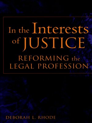 cover image of In the Interests of Justice